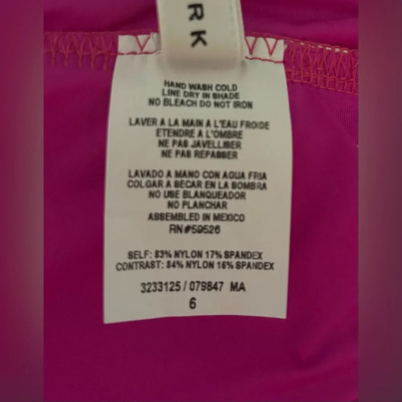 NWT Trina Turk Orchard Bikini Top Medallion Removable Pads Tie Back Size 6 - Picture 8 of 8